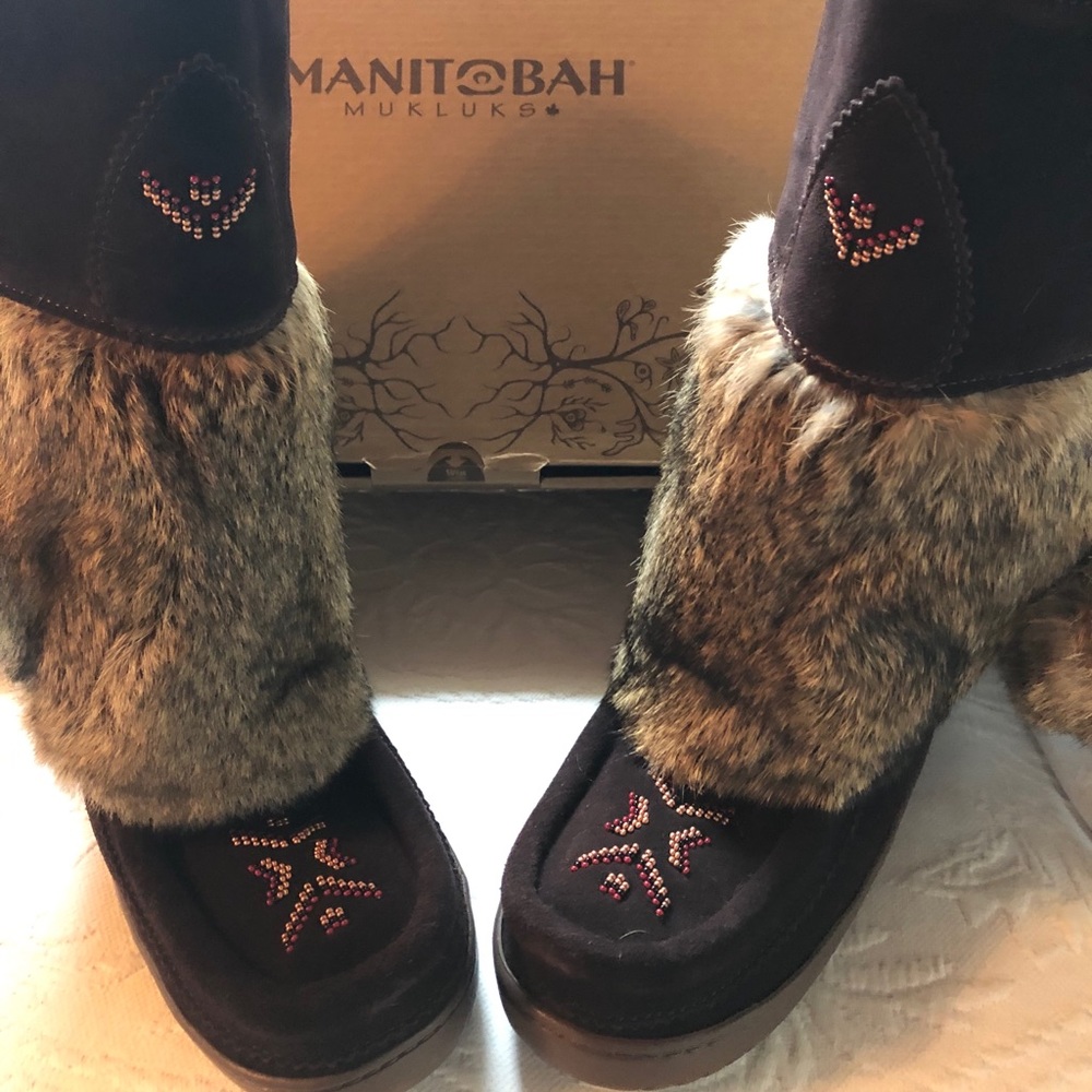 🪶MANITOBAH🪶Snowy Owl🦉Boot - Picture 5 of 16